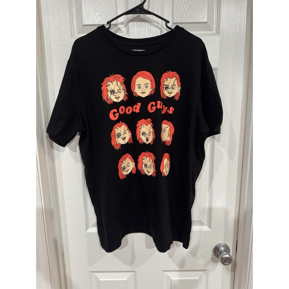 Chucky Good Mens Black Tshirt Size XXL